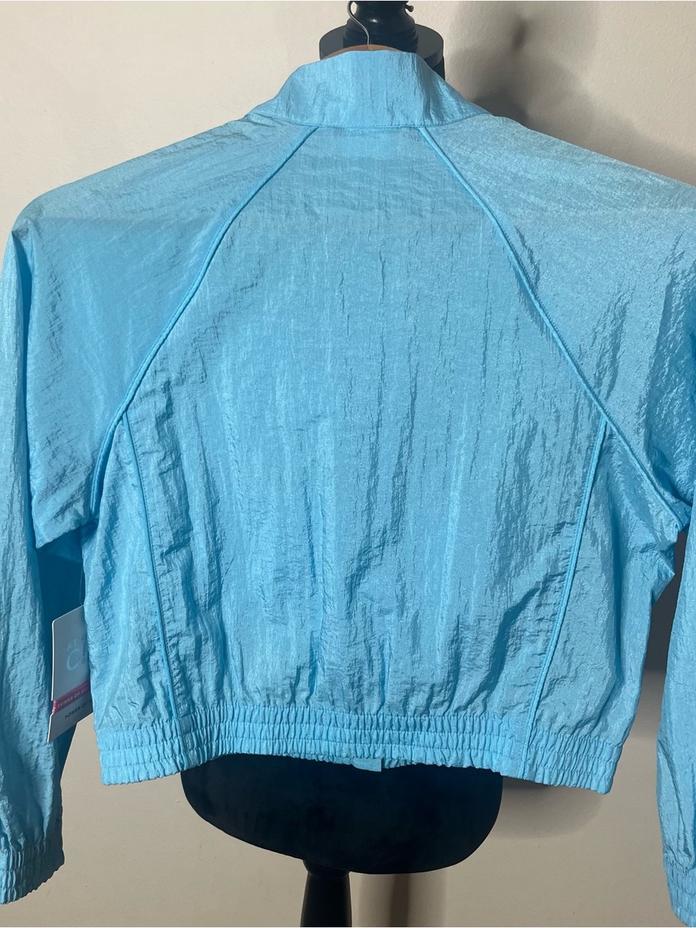 Athleta Light Blue Girls Windbreaker Jacket - Picture 6 of 15